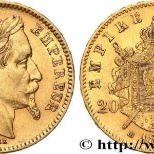 Prix Cassé 20 francs or Napoléon III, tête laurée 1866 Strasbourg F.532/14 fmd_620691 Modernes