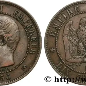 Livraison Gratuite Dix centimes Napoléon III, tête nue 1856 Rouen F.133/35 fmd_593612 Modernes