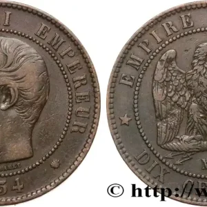 Nouvelle Collection Dix centimes Napoléon III, tête nue 1854 Marseille F.133/17 fmd_597836 Modernes