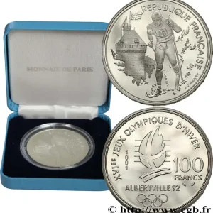 Soldes Belle Épreuve 100 francs - Ski de fond / Château des ducs de Savoie 1991 Paris F.1613 1 fmd_605424 Modernes