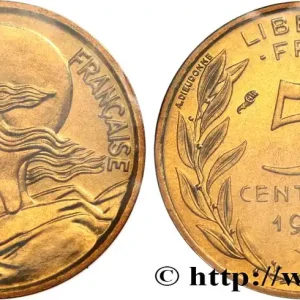 5 centimes Marianne 1972 Paris F.125/8 fmd_611665 Modernes Fait Main