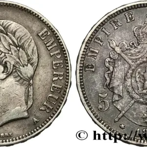 Commander Maintenant 5 francs Napoléon III, tête laurée 1870 Paris F.331/16 fmd_613934 Modernes