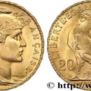 Achetez Aujourd’hui 20 francs or Coq, Liberté Égalité Fraternité 1909 Paris F.535/3 fmd_616029 Modernes