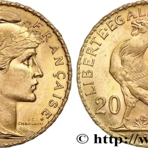 Meilleur Choix 20 francs or Coq, Liberté Égalité Fraternité 1909 Paris F.535/3 fmd_616037 Modernes