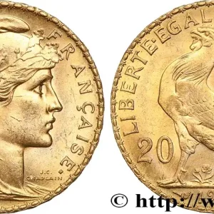 20 francs or Coq, Liberté Égalité Fraternité 1910 Paris F.535/4 fmd_616059 Modernes Offre Exclusive