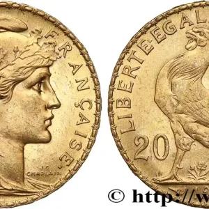20 francs or Coq, Liberté Égalité Fraternité 1910 Paris F.535/4 fmd_616064 Modernes Nouveauté