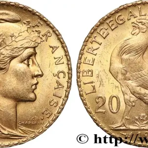 20 francs or Coq, Liberté Égalité Fraternité 1910 Paris F.535/4 fmd_616080 Modernes Gros Lot