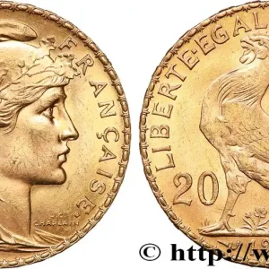 Populaire 20 francs or Coq, Liberté Égalité Fraternité 1910 Paris F.535/4 fmd_616088 Modernes