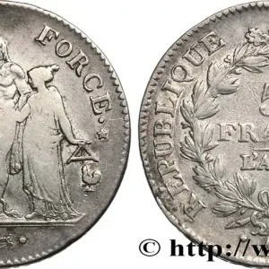 5 francs Union et Force, Union serré, avec glands intérieurs et gland extérieur 1801 Paris F.288/155 fmd_616859 Modernes Artisanat