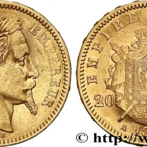 20 francs or Napoléon III, tête laurée 1861 Paris F.532/1 fmd_617880 Modernes Commande En Gros