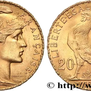 Pas Cher 20 francs or Coq, Liberté Égalité Fraternité 1912 Paris F.535/6 fmd_617891 Modernes