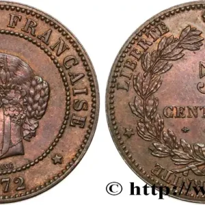 Original 5 centimes Cérès 1872 Paris F.118/4 fmd_584427 Modernes