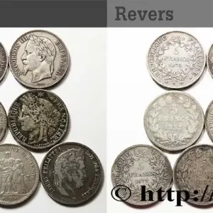 Solde Lot de dix écus de 5 francs n.d. F.-/ fmd_615910 Modernes