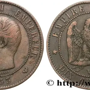 Expédition Rapide Dix centimes Napoléon III, tête nue 1853 Lille F.133/10 fmd_591382 Modernes