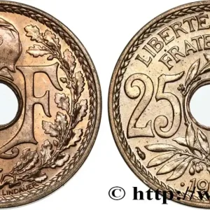 25 centimes Lindauer, Maillechort 1939 F.172/3 fmd_501149 Modernes Haute Qualité