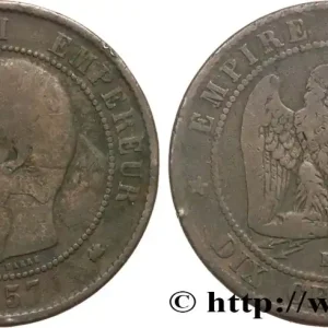 Exclusif Dix centimes Napoléon III, tête nue 1857 Bordeaux F.133/44 fmd_585272 Modernes