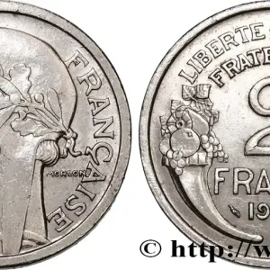 Solde 2 francs Morlon, aluminium 1945 Beaumont-Le-Roger F.269/6 fmd_519796 Modernes