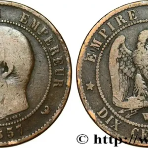 Achetez Aujourd’hui Dix centimes Napoléon III, tête nue 1857 Lille F.133/46 fmd_534581 Modernes