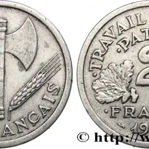 Haute Qualité 2 francs Francisque 1944 Beaumont-Le-Roger F.270/5 fmd_585424 Modernes