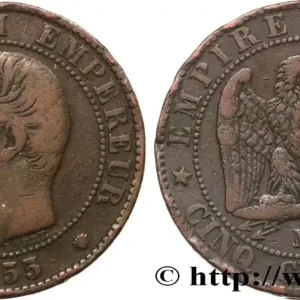 Édition Limitée Cinq centimes Napoléon III, tête nue 1855 Marseille F.116/26 fmd_587045 Modernes