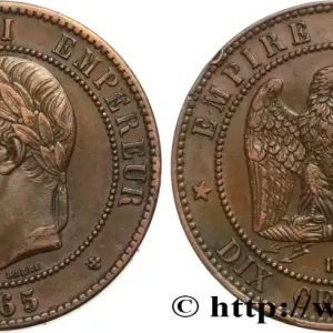 Dix Centimes Napoléon tête laurée 1865 Strasbourg F.134/17 fmd_596963 Modernes Prix Promo