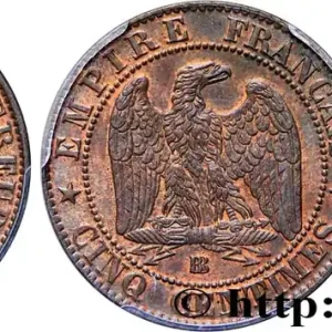 Cinq centimes Napoléon III, tête laurée 1865 Strasbourg F.117/17 fmd_637166 Modernes Top Vente