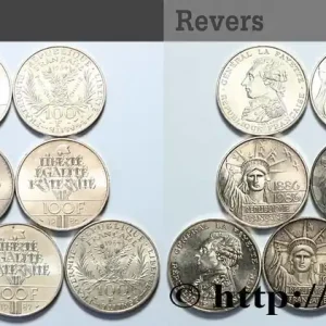 Acheter Direct Lot de 10 pièces de 100 francs commémoratives - - F.-/ fmd_605769 Modernes