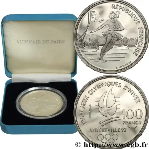 Offre Limitée Belle Épreuve 100 francs - Patinage artistique / Lac du Bourget 1989 Paris F5.1607 1 fmd_605406 Modernes