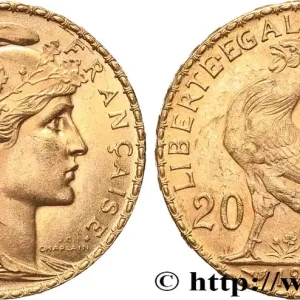 Must-Have 20 francs or Coq, Liberté Égalité Fraternité 1910 Paris F.535/4 fmd_619929 Modernes