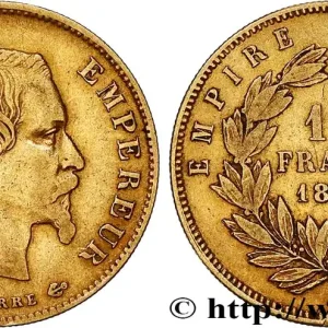 Prix Promo 10 francs or Napoléon III, tête nue, grand module 1858 Paris F.506/5 fmd_683580 Modernes