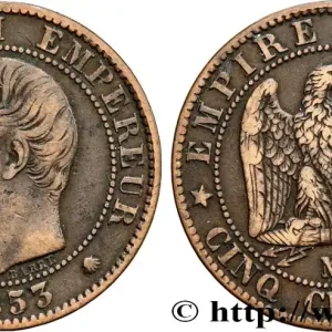 Cinq centimes Napoléon III, tête nue 1853 Marseille F.116/6 fmd_598147 Modernes Expédié Aujourd’hui