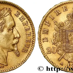 Offre Exclusive 20 francs or Napoléon III, tête laurée 1865 Paris F.532/11 fmd_620686 Modernes