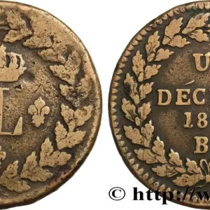 Un décime à l’L couronnée 1815 Strasbourg F.132A/3 fmd_583695 Modernes Solde