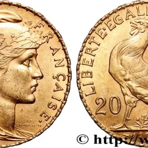 20 francs or Coq, Liberté Égalité Fraternité 1914 Paris F.535/8 fmd_983307 Modernes Affaire À Saisir