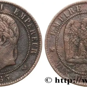 Dix centimes Napoléon III, tête laurée 1863 Bordeaux F.134/12 fmd_591013 Modernes Dernière Chance