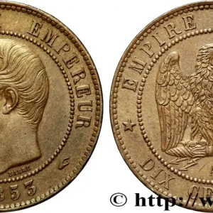 Dix centimes Napoléon III, tête nue 1853 Paris F.133/2 fmd_604210 Modernes Haute Qualité