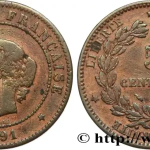 5 centimes Cérès 1891 Paris F.118/33 fmd_599200 Modernes Soldes