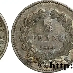 1/4 franc Louis-Philippe 1844 Bordeaux F.166/100 fmd_575522 Modernes Prix Bas