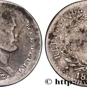 Garantie Incluse Demi-franc Napoléon Ier tête laurée, République française 1808 Nantes F.177/14 fmd_620295 Modernes