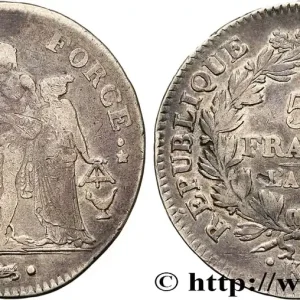 Acheter En Ligne 5 francs Union et Force, Union serré, avec glands intérieurs et gland extérieur 1799 Bordeaux F.288/108 fmd_620296 Modernes