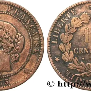 10 centimes Cérès 1875 Bordeaux F.135/15 fmd_587327 Modernes Certifié