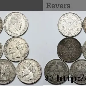 Lot de dix écus de 5 francs n.d. F.-/ fmd_547939 Modernes Marque