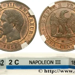 Meilleur Prix Deux centimes Napoléon III, tête nue 1855 Marseille F.107/36 fmd_620150 Modernes