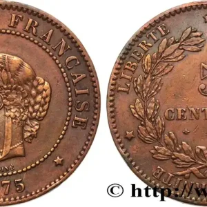 Quantité Limitée 5 centimes Cérès 1875 Paris F.118/11 fmd_587083 Modernes
