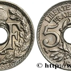 5 centimes Lindauer, petit module 1921 Paris F.122/3 fmd_616189 Modernes Prix Choc