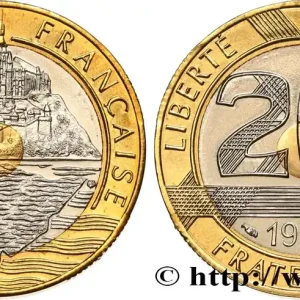 20 francs Mont Saint-Michel BU (Brillant Universel) 1993 Pessac F.403/8 fmd_582400 Modernes Solde