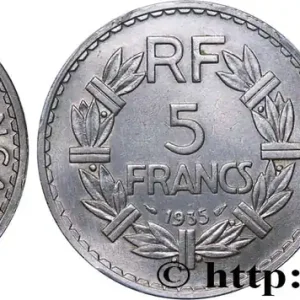 Promotion 5 francs Lavrillier, nickel 1935 F.336/4 fmd_614796 Modernes