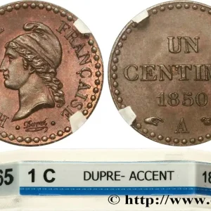 Bon Plan Un centime Dupré, IIe République 1850 Paris F.101/5 fmd_620142 Modernes