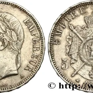 5 francs Napoléon III, tête laurée 1870 Paris F.331/16 fmd_619263 Modernes Premium