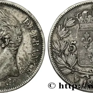 Achat Immédiat 5 francs Charles X, 2e type 1828 Perpignan F.311/24 fmd_616920 Modernes